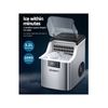 Devanti 3.2L Ice Maker Portable Ice Cube Machine - Silver - Image 3