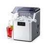 Advwin 20kg Ice Maker Machine Clear Cube Making Countertop Home Commercial Self-Cleaning Ice Cube Maker Machine Stainless Steel - Image 4