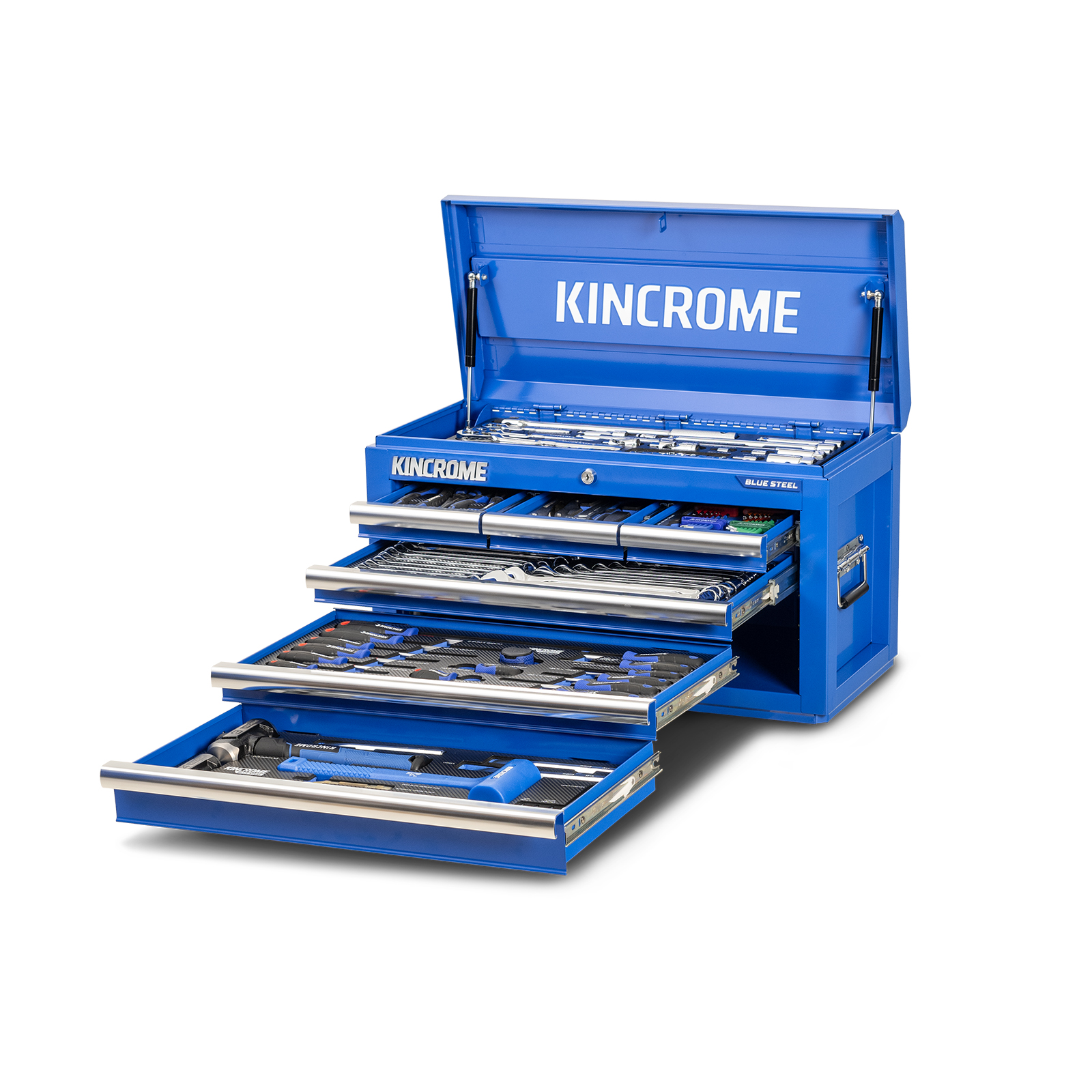 Kincrome BLUESTEEL 26" 165 Piece 6 Drawer Chest Tool Kit