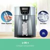Devanti 2L Portable Ice Maker Water Dipenser Ice Cube Machine - Silver - Image 5
