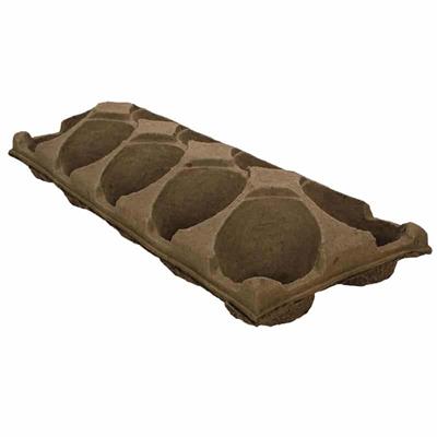 EcoGrow Organic Fiber Pot Carrying Tray | 10 Case