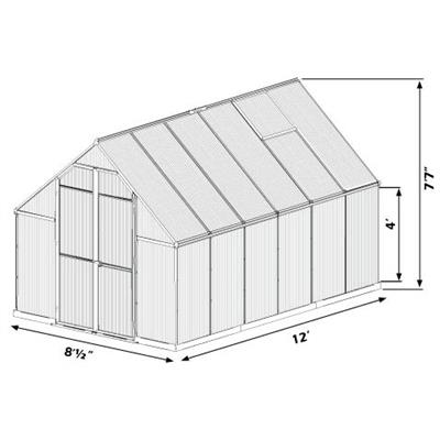 Essence 8 x 12 Greenhouse - Image 4